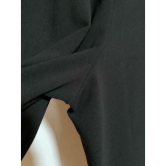 Calvin Klein Size 4 Black Jumpsuit Sleeveless Pockets with Satin Detail V Neck - Picture 6 of 10